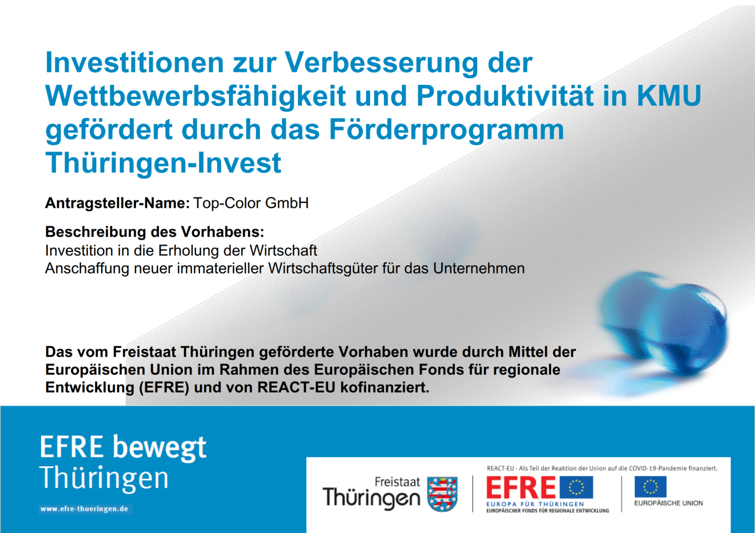 Investitionsförderung Thüringen-Invest